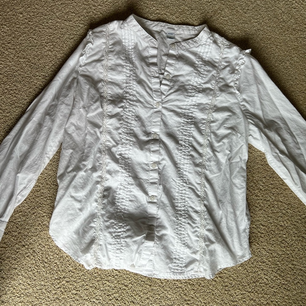 Button down detail shirt